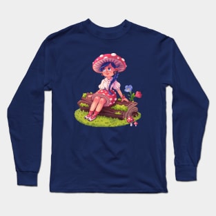 Mushroom Girl Long Sleeve T-Shirt